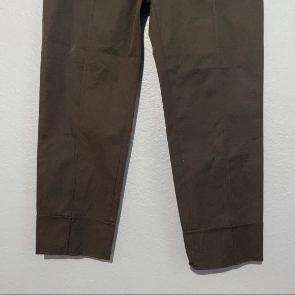 Stella McCartney Gray Cropped Chino Pants - Picture 3 of 10